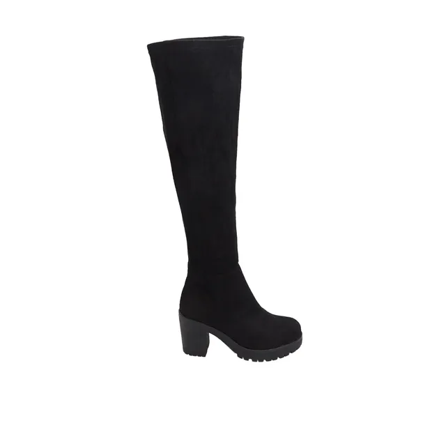 Bata Bottes femme à talon large confort