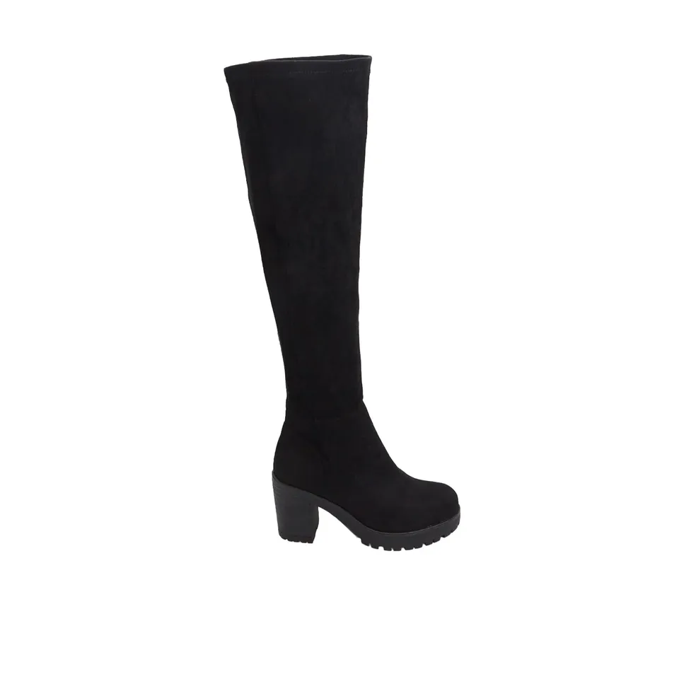 Bata Bottes femme à talon large confort
