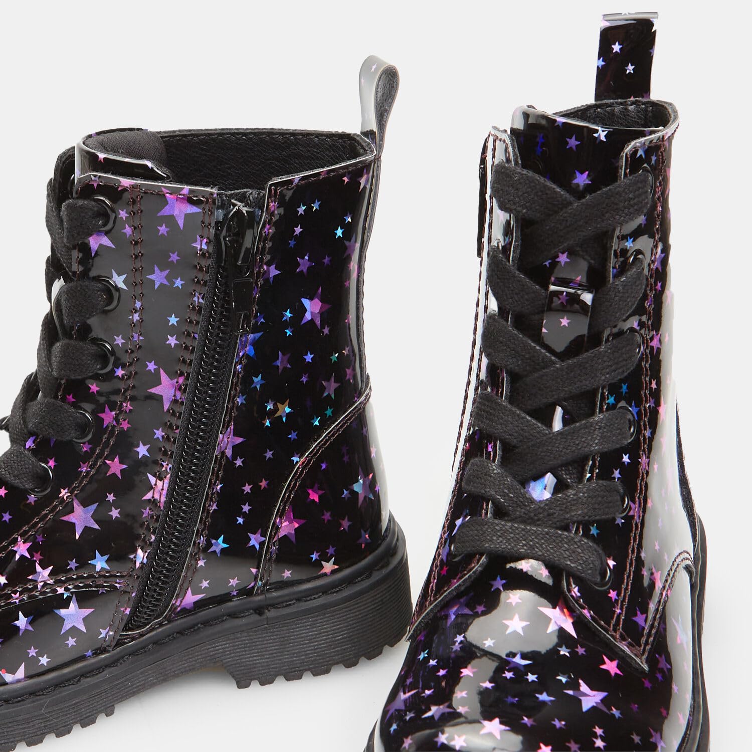 Bata Bottes fille vernies étoiles pluie