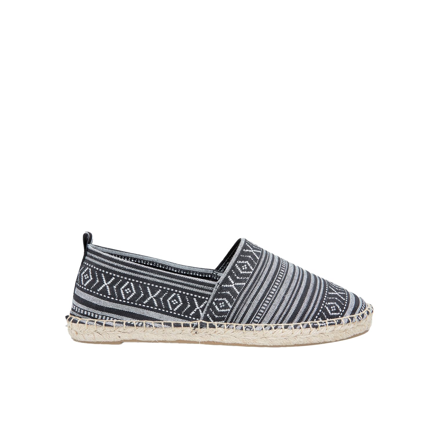 Bata Espadrilles Homme Toile Marron Motifs