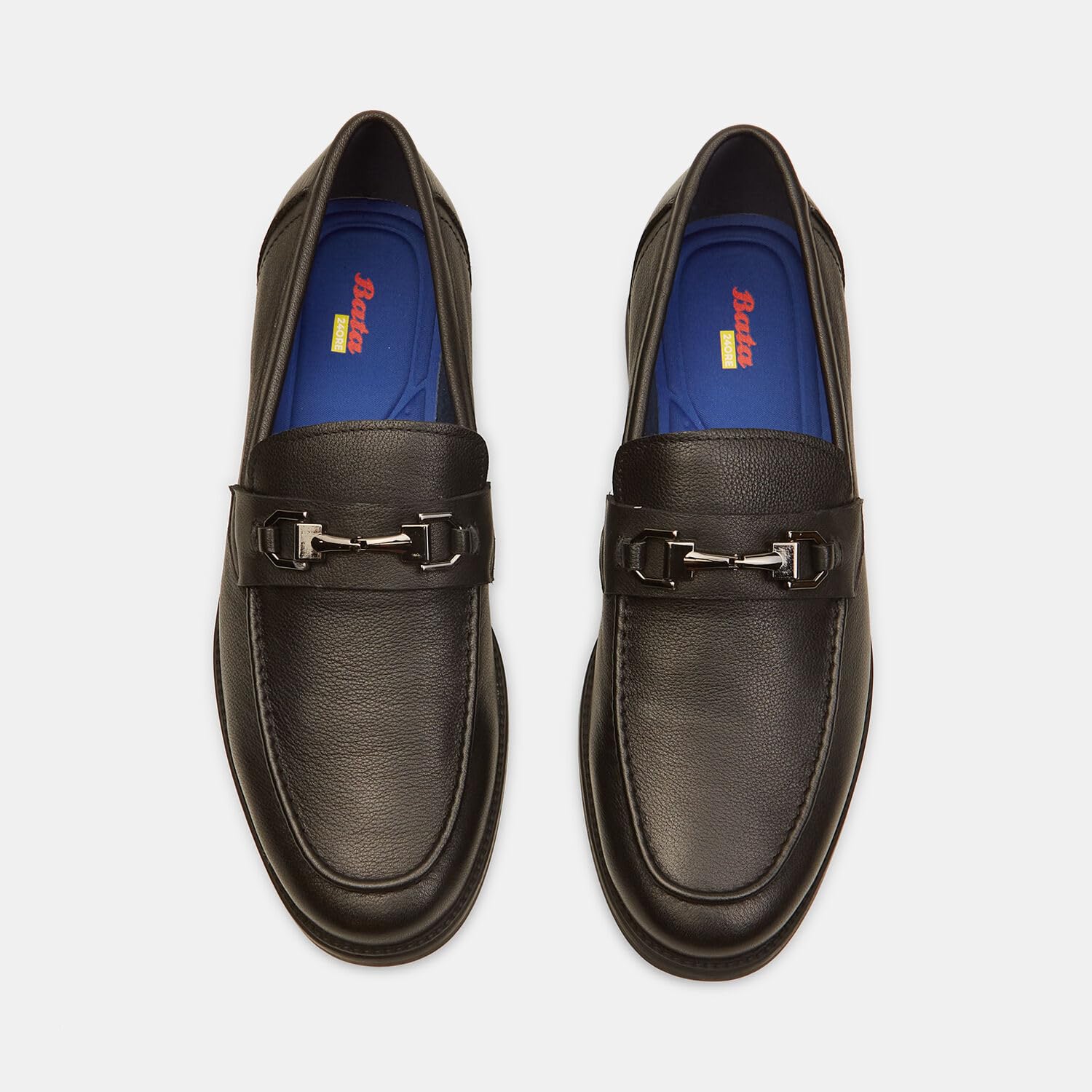 Bata 24H Mocassins Homme Cuir Noir 44 EU
