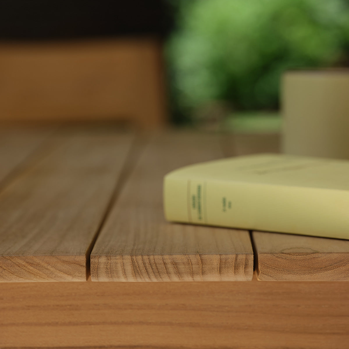 Berah Getah Piana table haute jardin teck 4 pers.