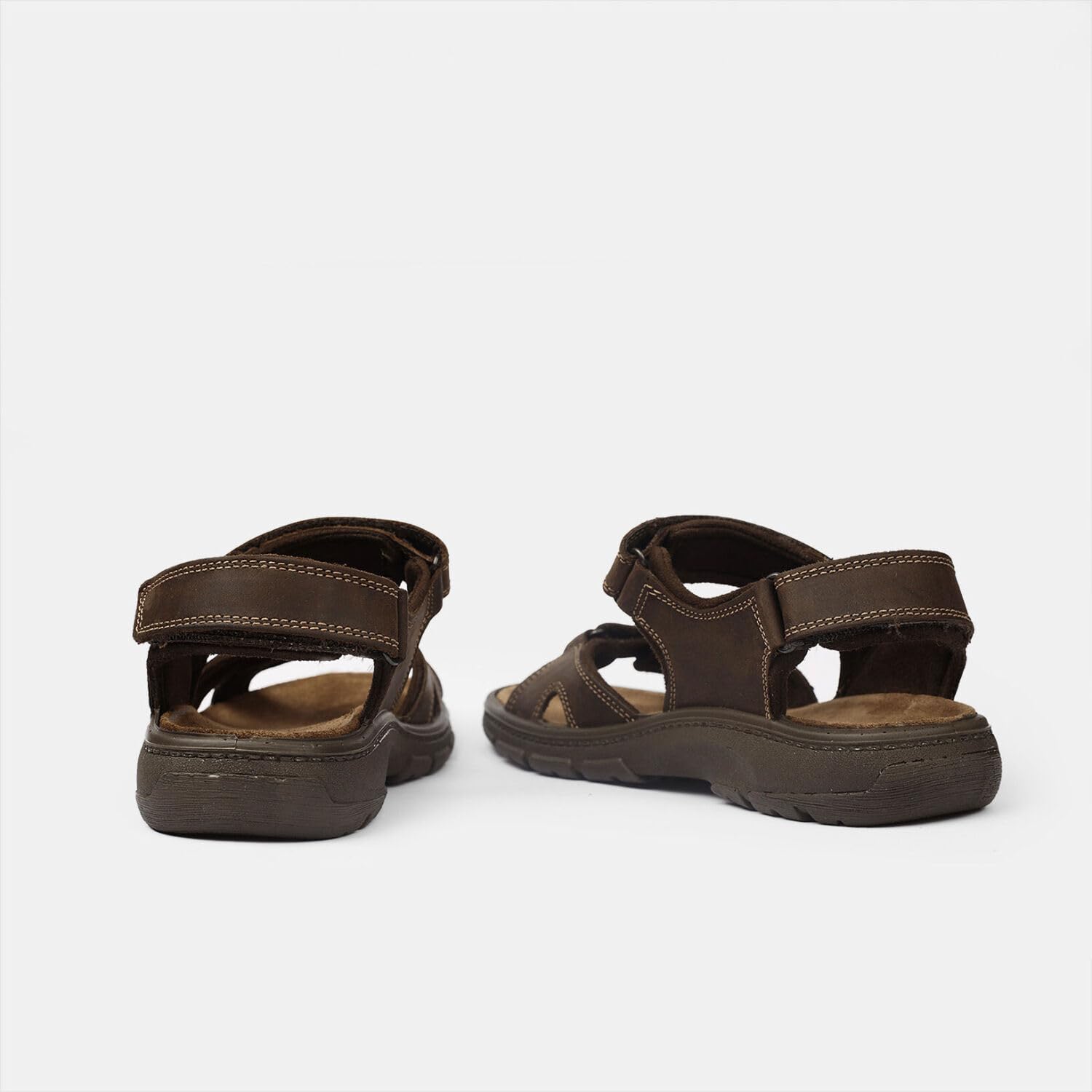 Bata Weinbrenner sandales homme nubuck marron