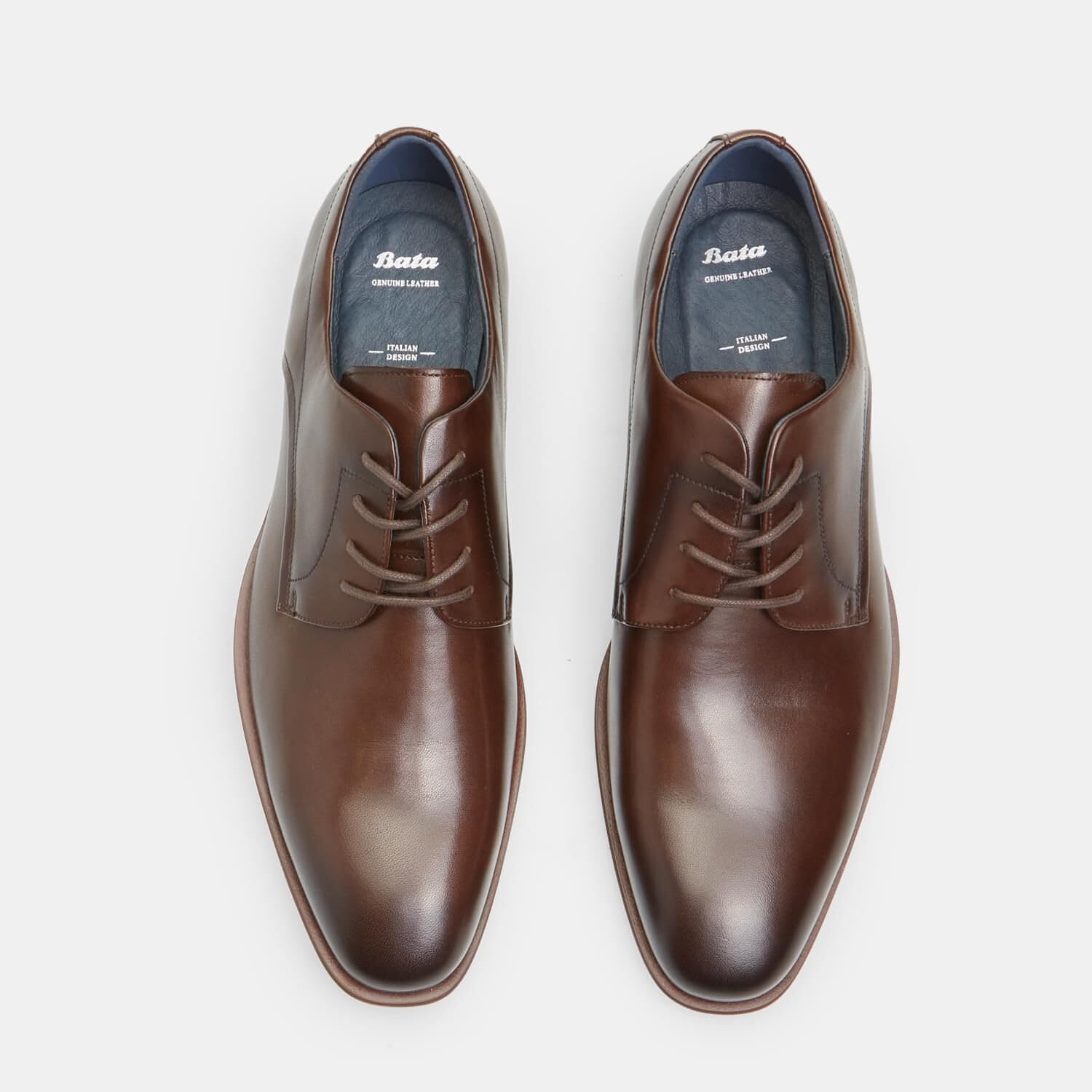 Bata Derby cuir homme chaussures à lacets usage quotidien