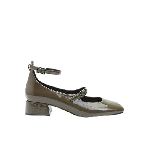 Bata Ballerines Femme Mary Jane Vertes Bride