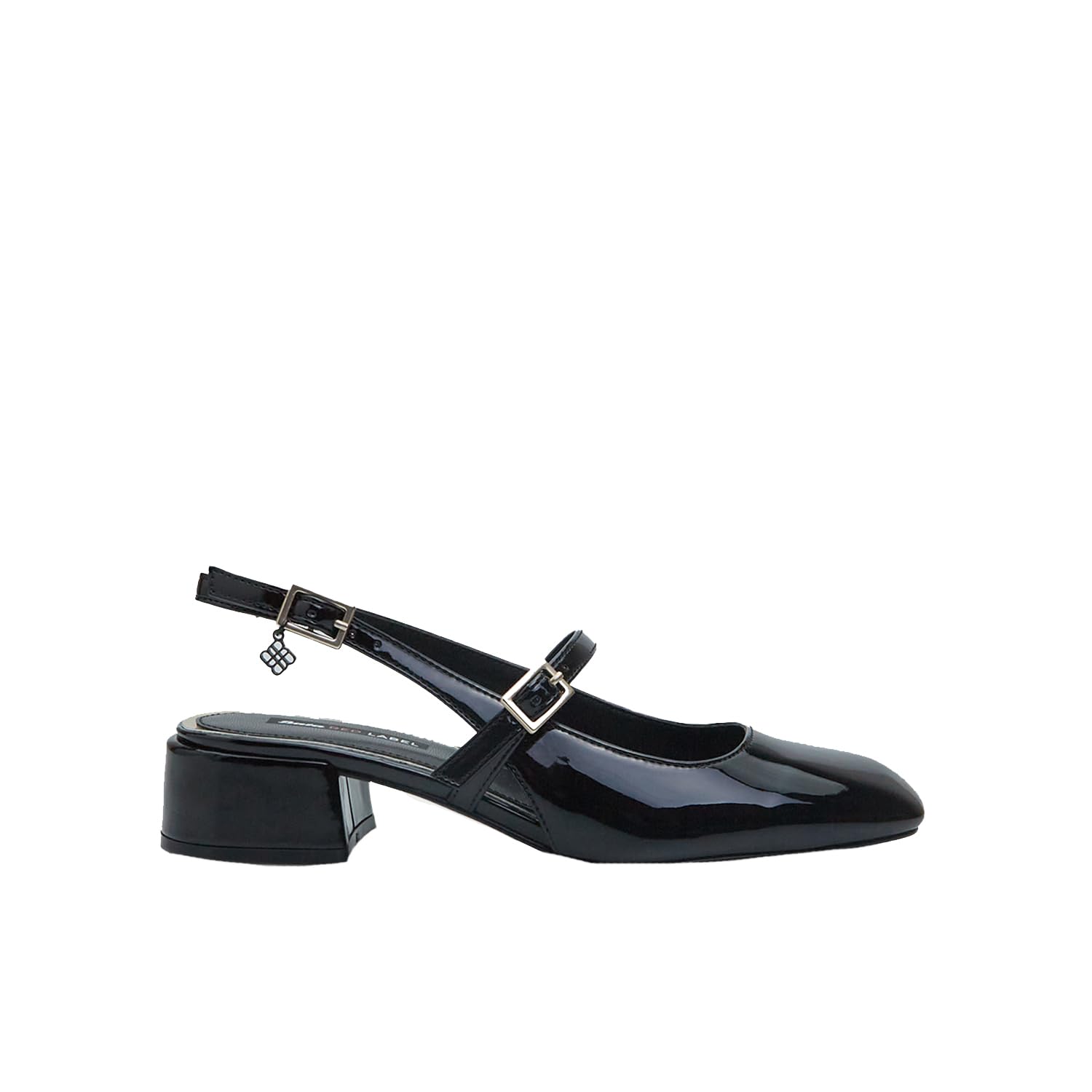 Bata Red Label Escarpins Vernis Femme Bride Arrière 3,5 cm