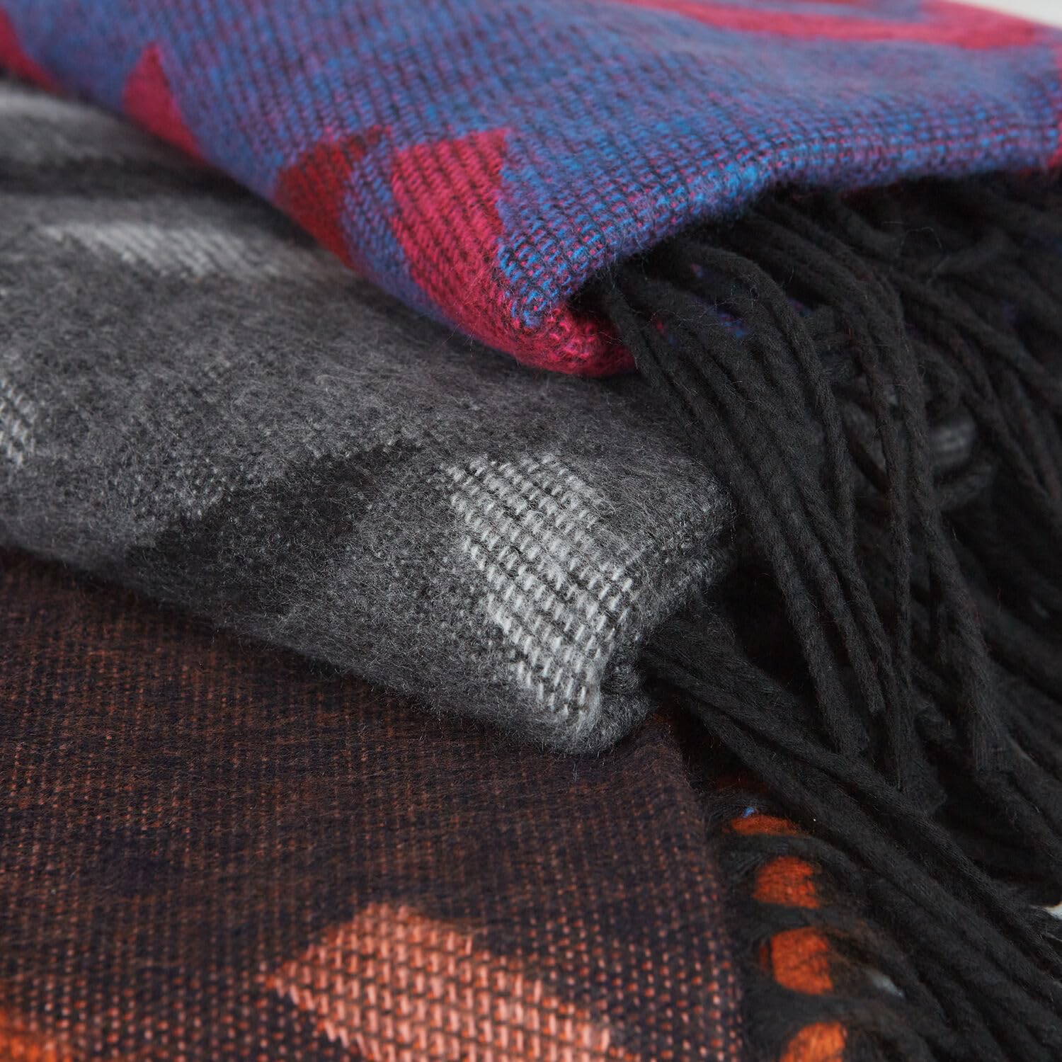 Bata Écharpe femme motifs foulard à franges