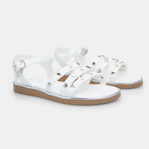 Bata Sandales fille clous dorés bride réglable