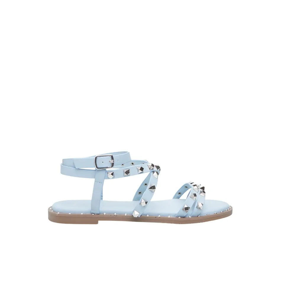 Bata Sandales Femme avec Studs Clous Confort