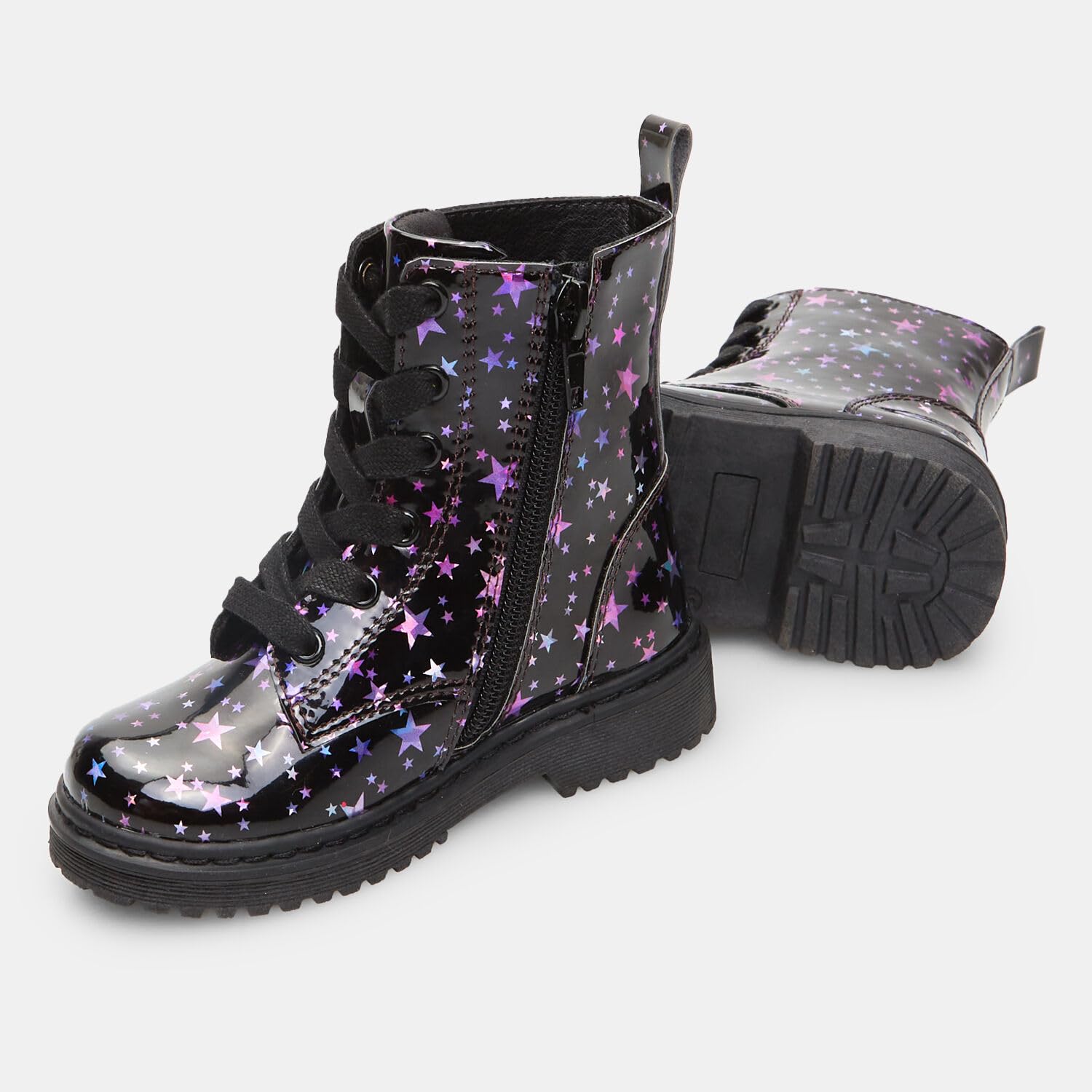 Bata Bottes fille vernies étoiles pluie