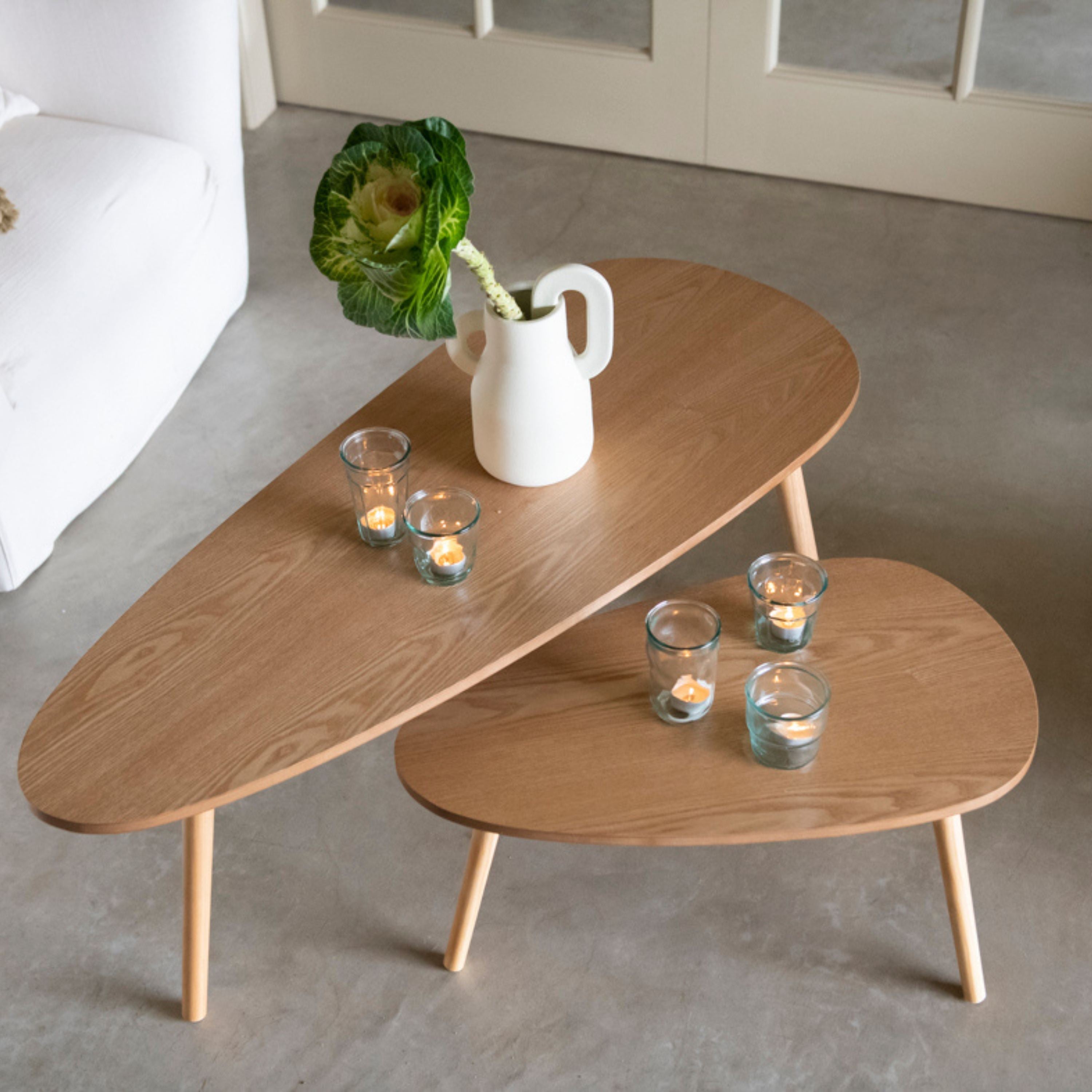 Andrea House Mueble table basse bois moderne salon