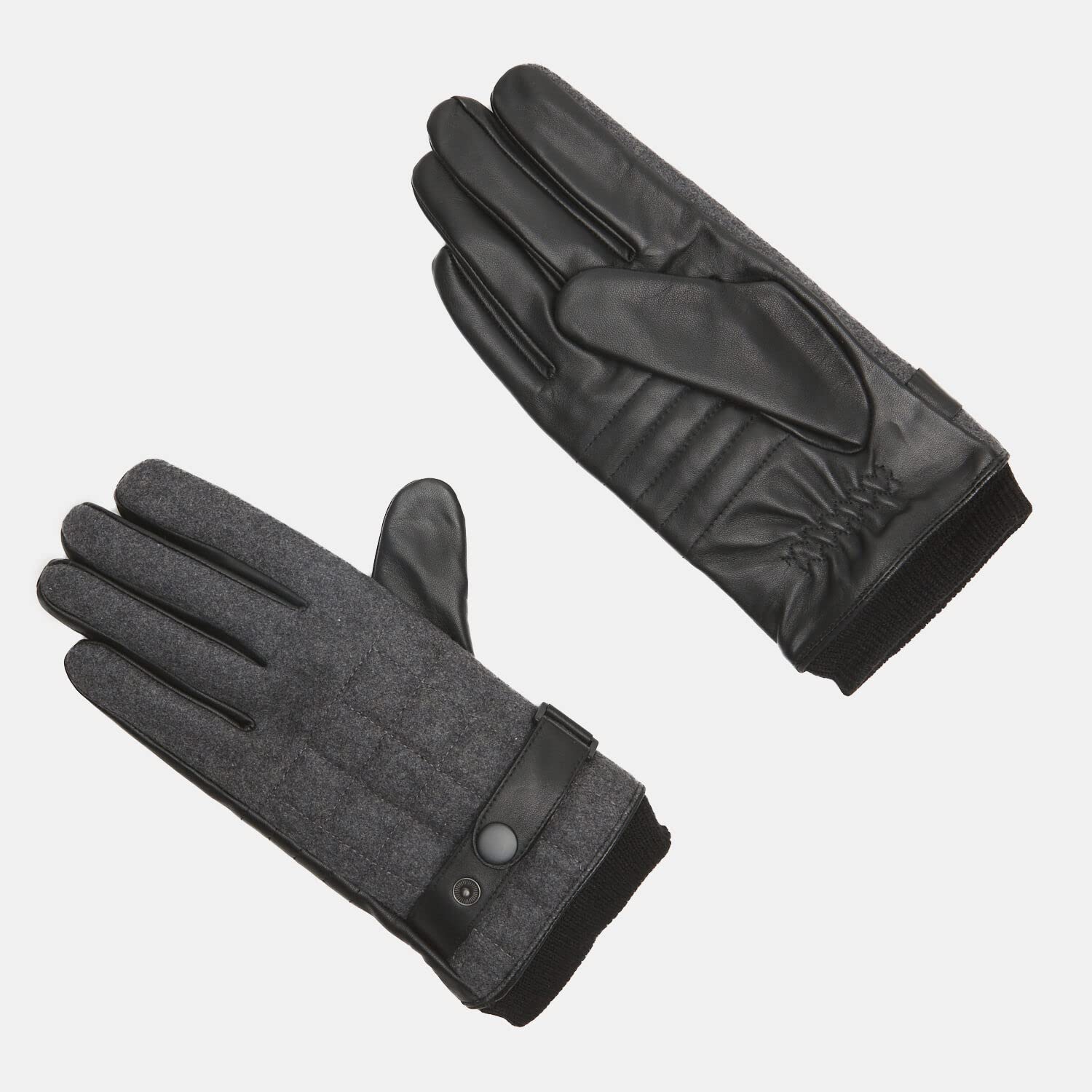 Bata Gants gants homme cuir tissu hiver