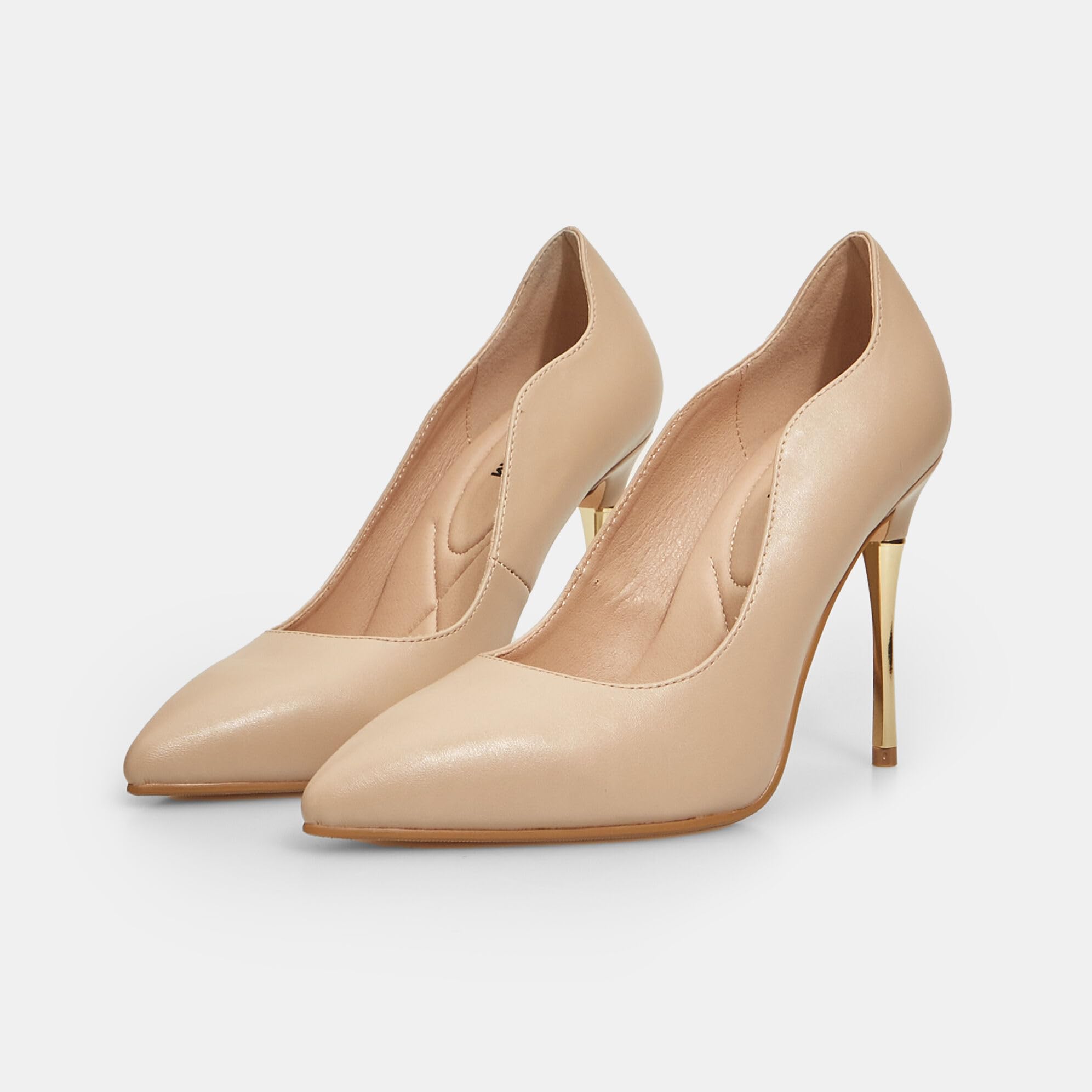 Bata Wave escarpins femme talon aiguille doré