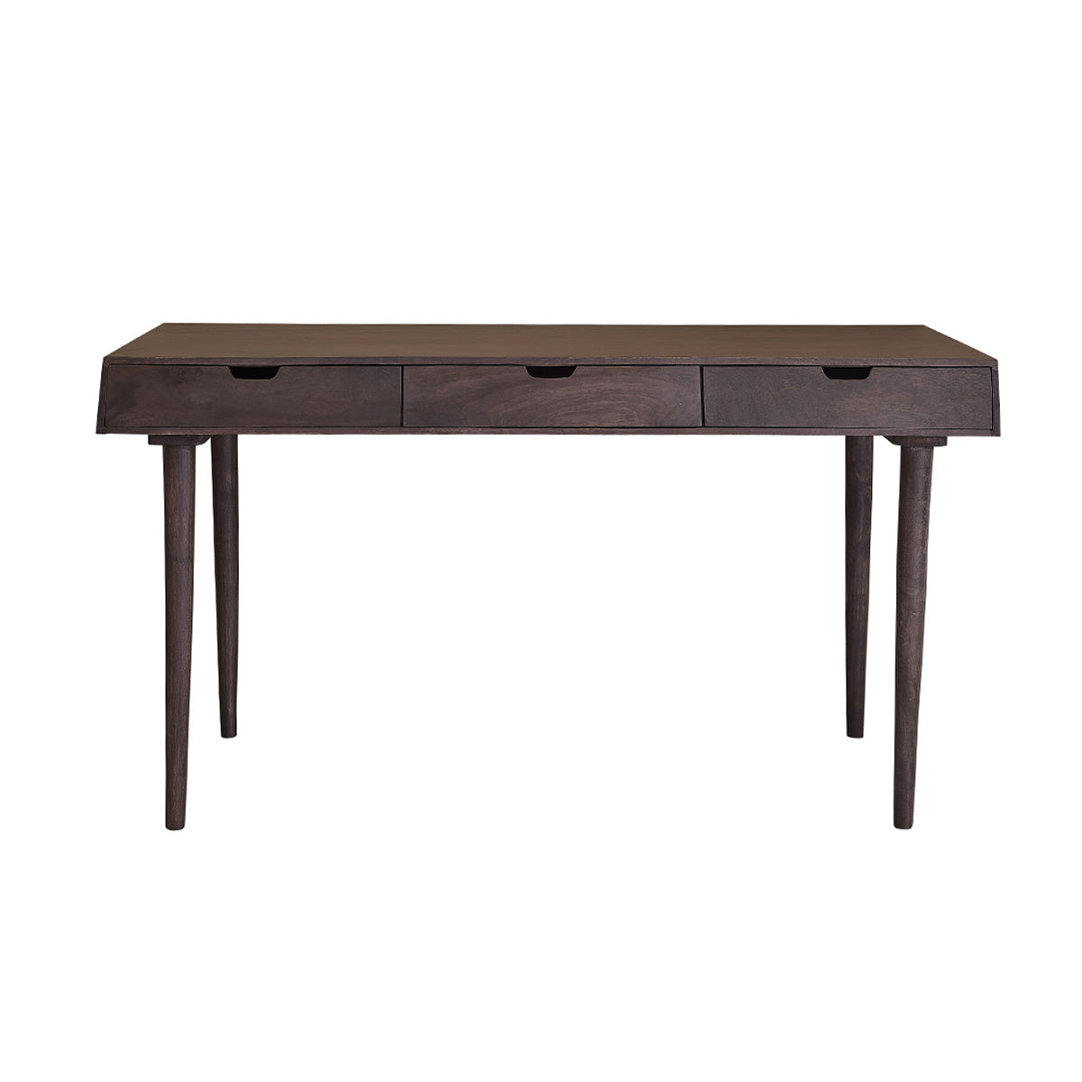Berah Getah Cameron bureau manguier 140 cm 3 tiroirs