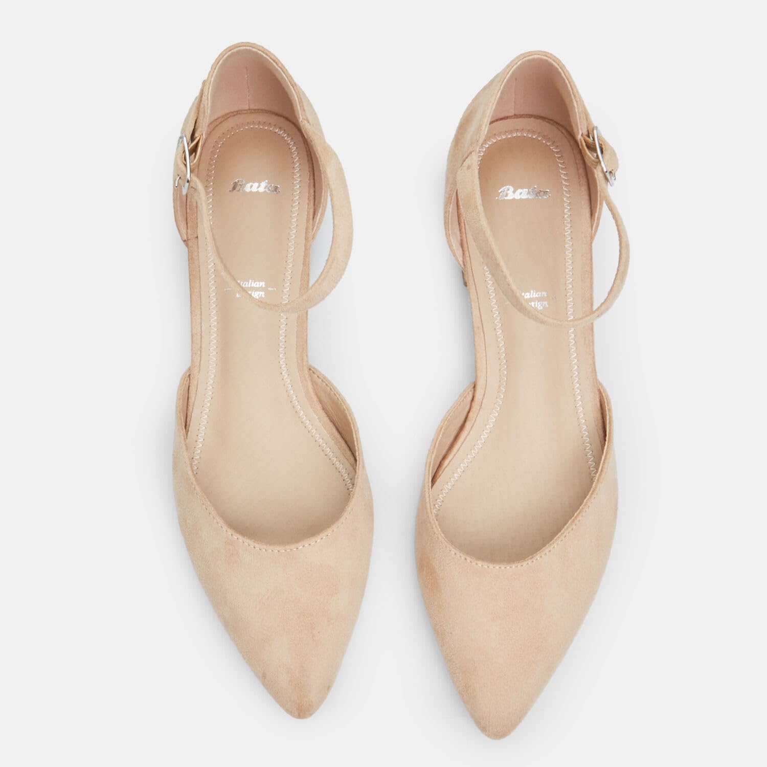 Bata ballerines décolletées femme plates confort