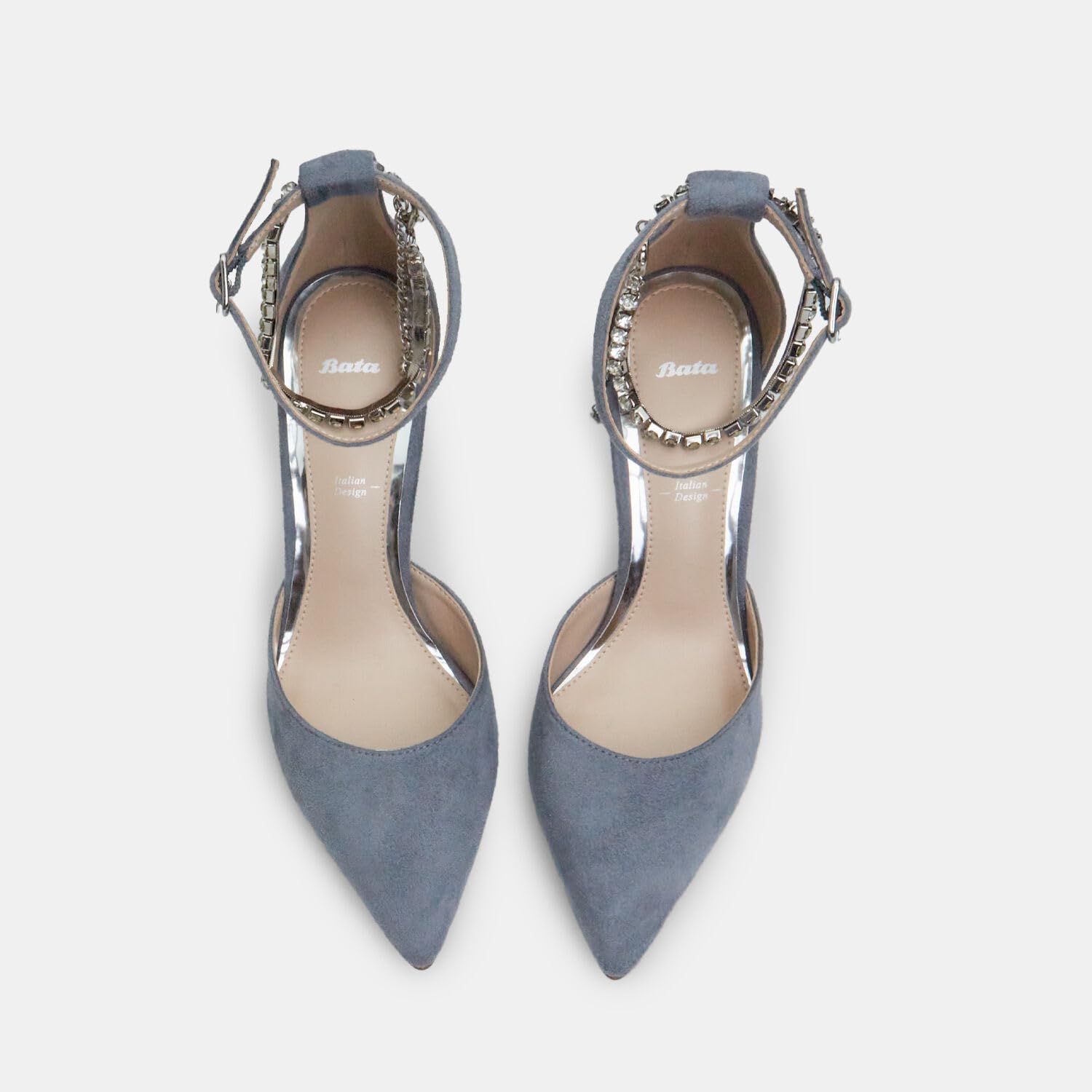 Bata escarpins ouverts femme talon 8 cm confort