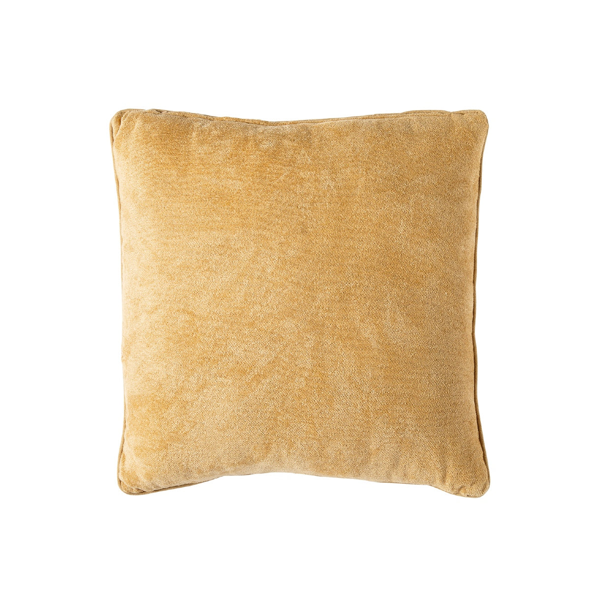 Andrea House Textil coussin coton jaune 45x45