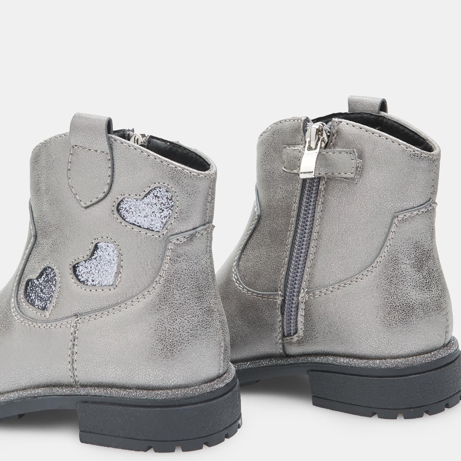 Bata Bubblegummers bottine fille cœurs lurex