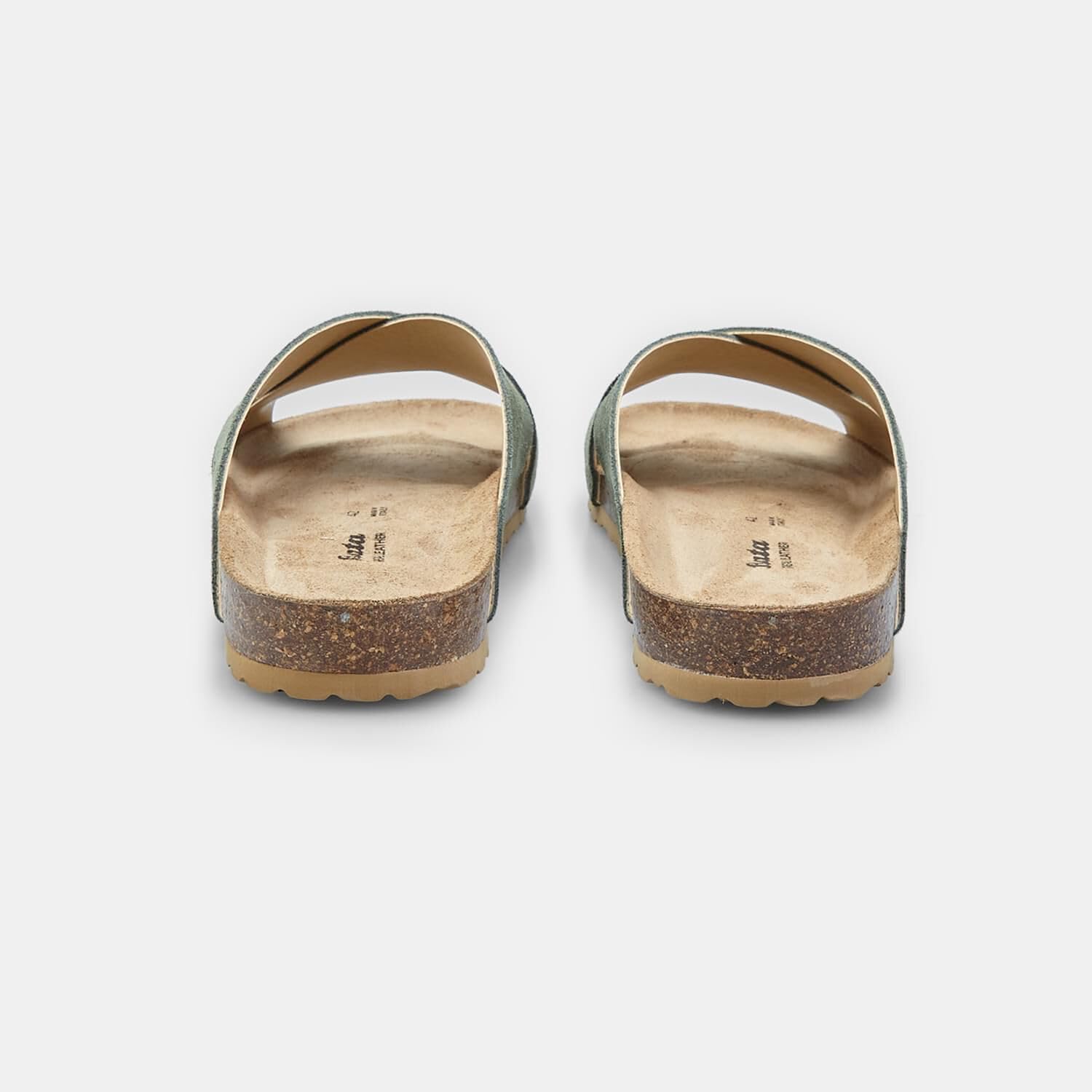 Bata Sandales mules suède homme confortables