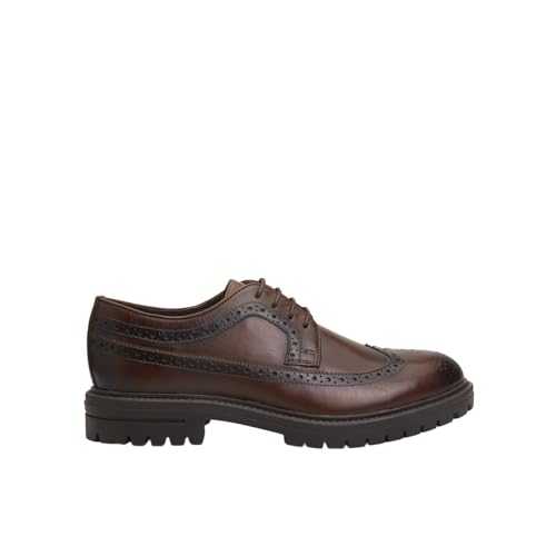 Bata Brogues chaussures à lacets cuir homme confort