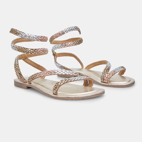 Bata Sandales cuir femme plates confort