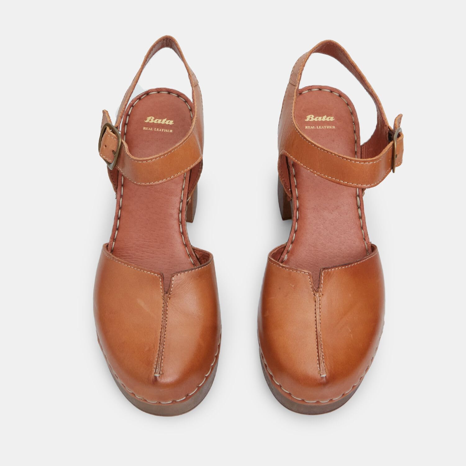 Bata Sandales cuir femme talon 9 cm 36 EU