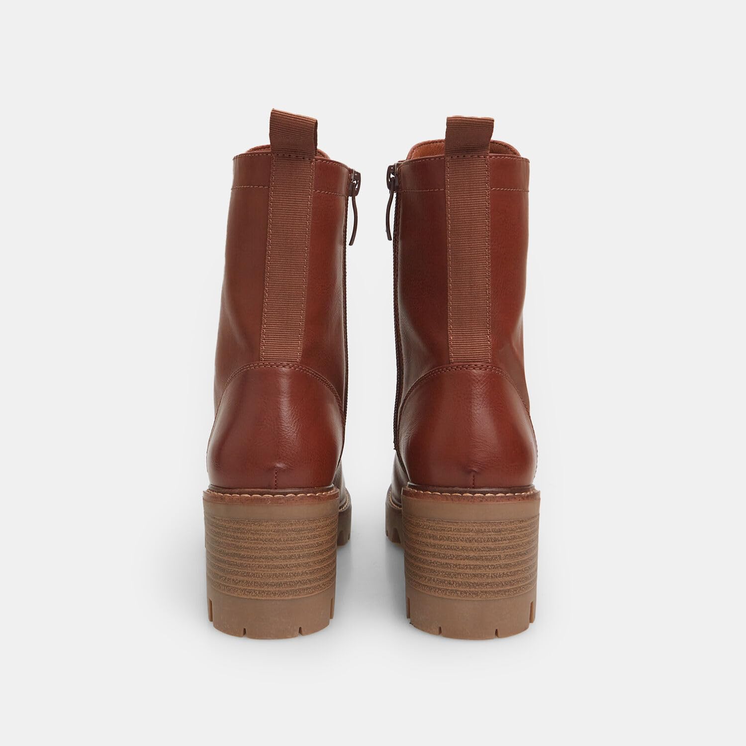 Bata Bottines Femme Lacets Talon Moyen Crantée