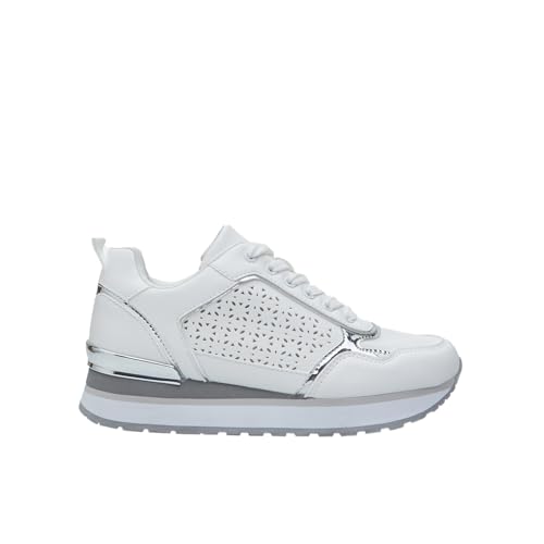 Bata sneakers femme plateforme 3 cm blanche