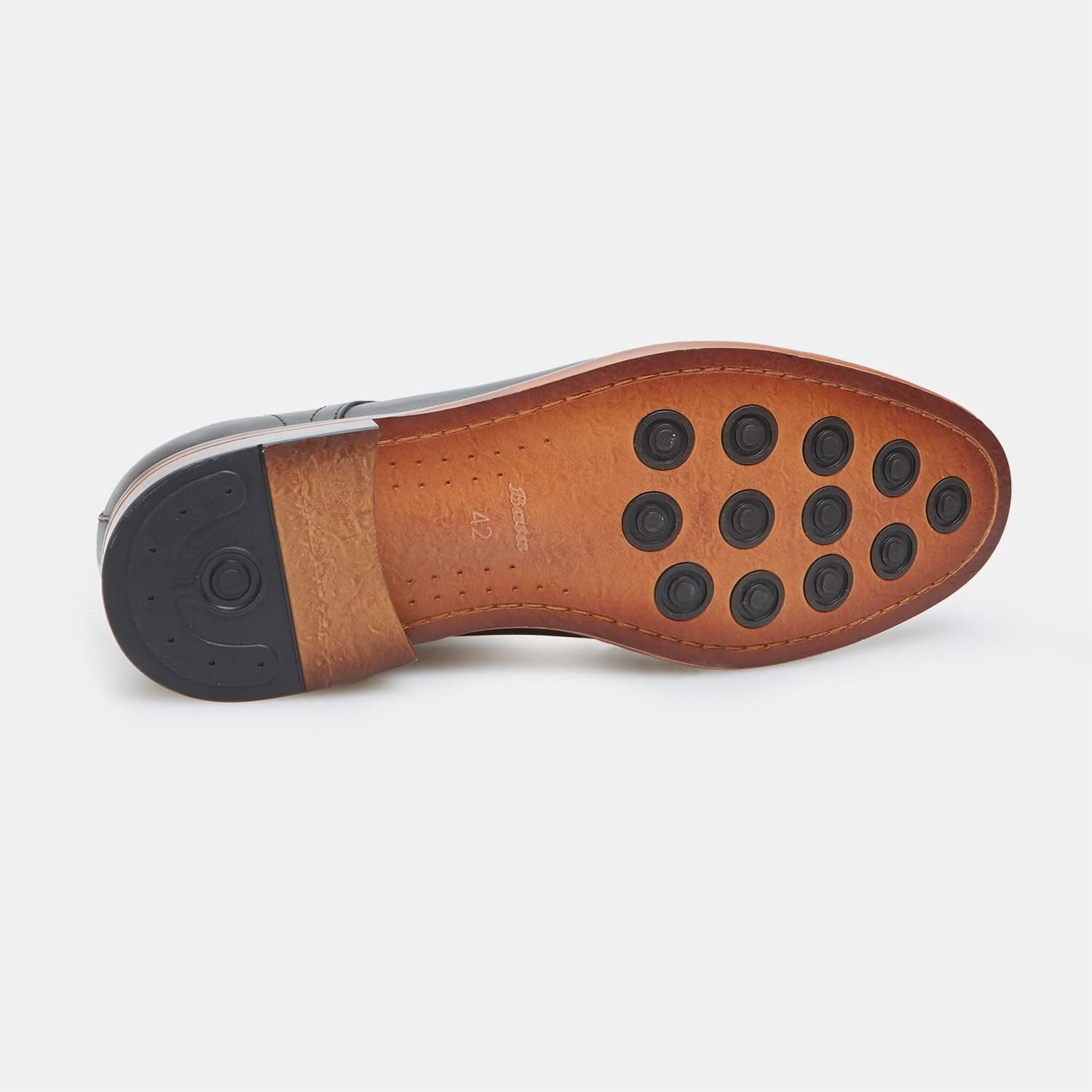 Bata Derby chaussures lacets homme cuir bureau