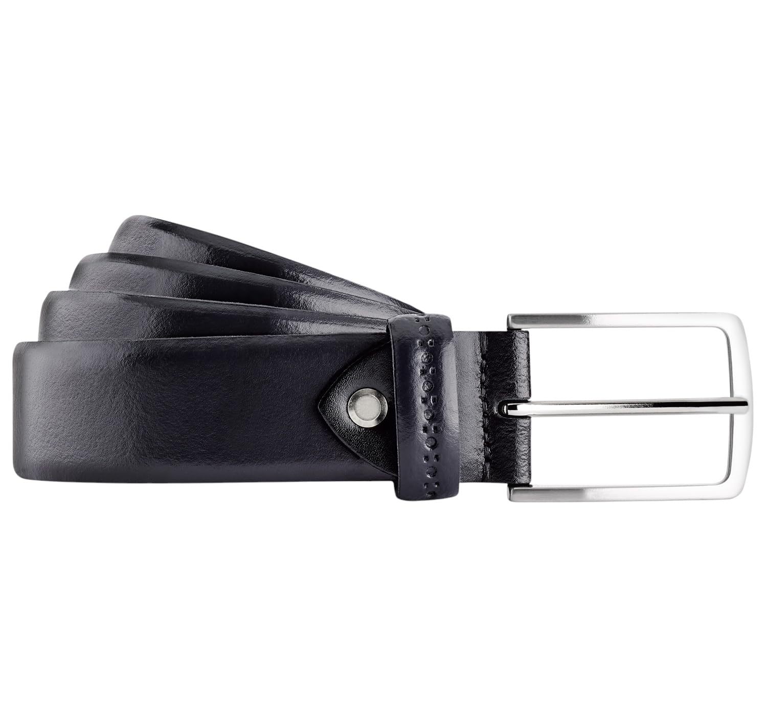 Bata Ceinture homme cuir bleu boucle argent