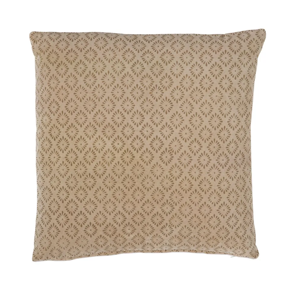 Andrea House Coussin coton marron pour canapé