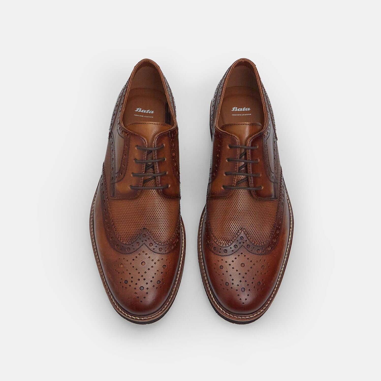 Bata Brogues Chaussures à lacets cuir homme élégantes