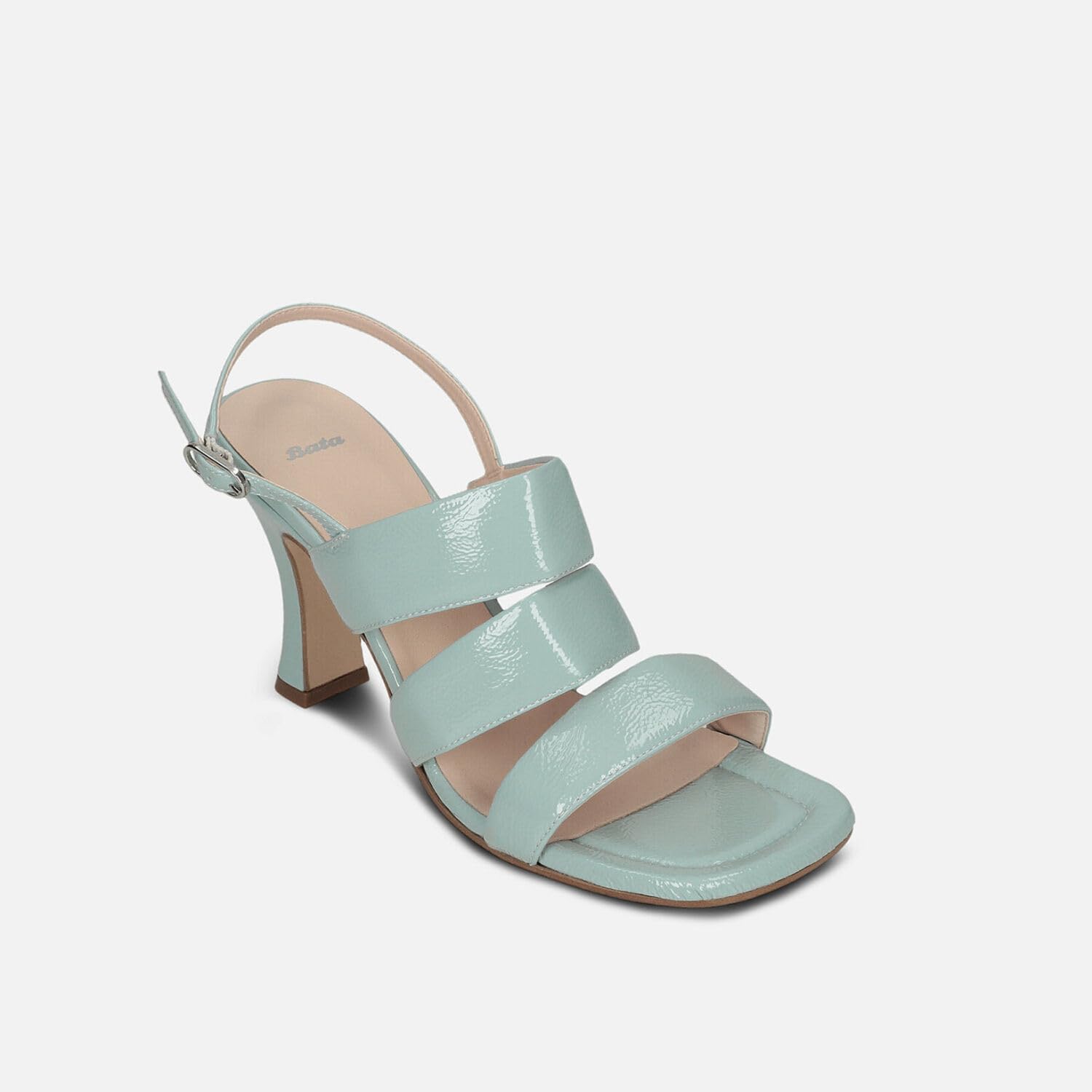 Bata Sandales femme cuir talon 9 cm élégantes