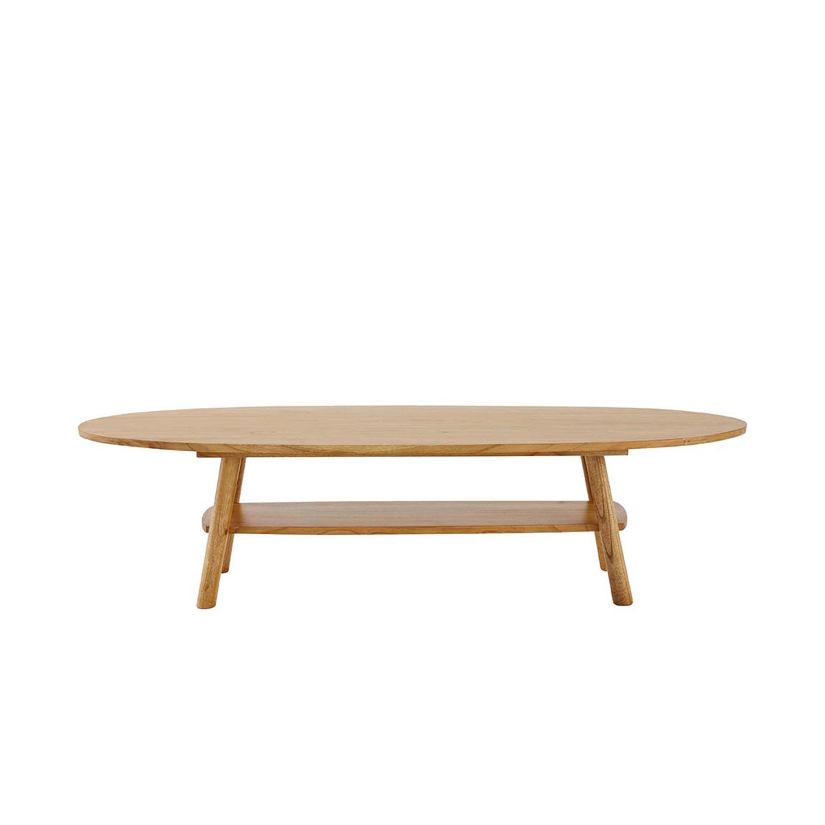 Berah Getah Tilo table basse mindi massif 160 cm nature