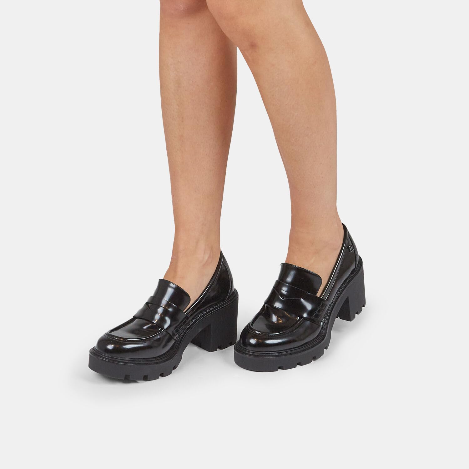 Bata Red Label mocassins femme talon bloc