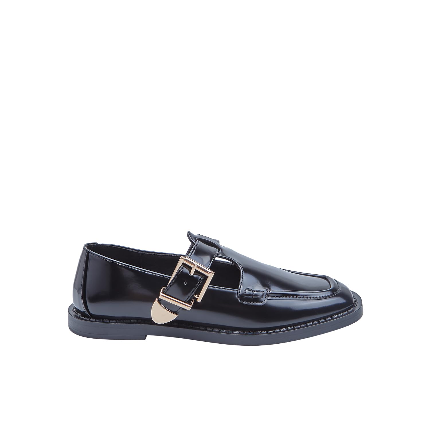 Bata Mocassins femme cuir marron urbain plat