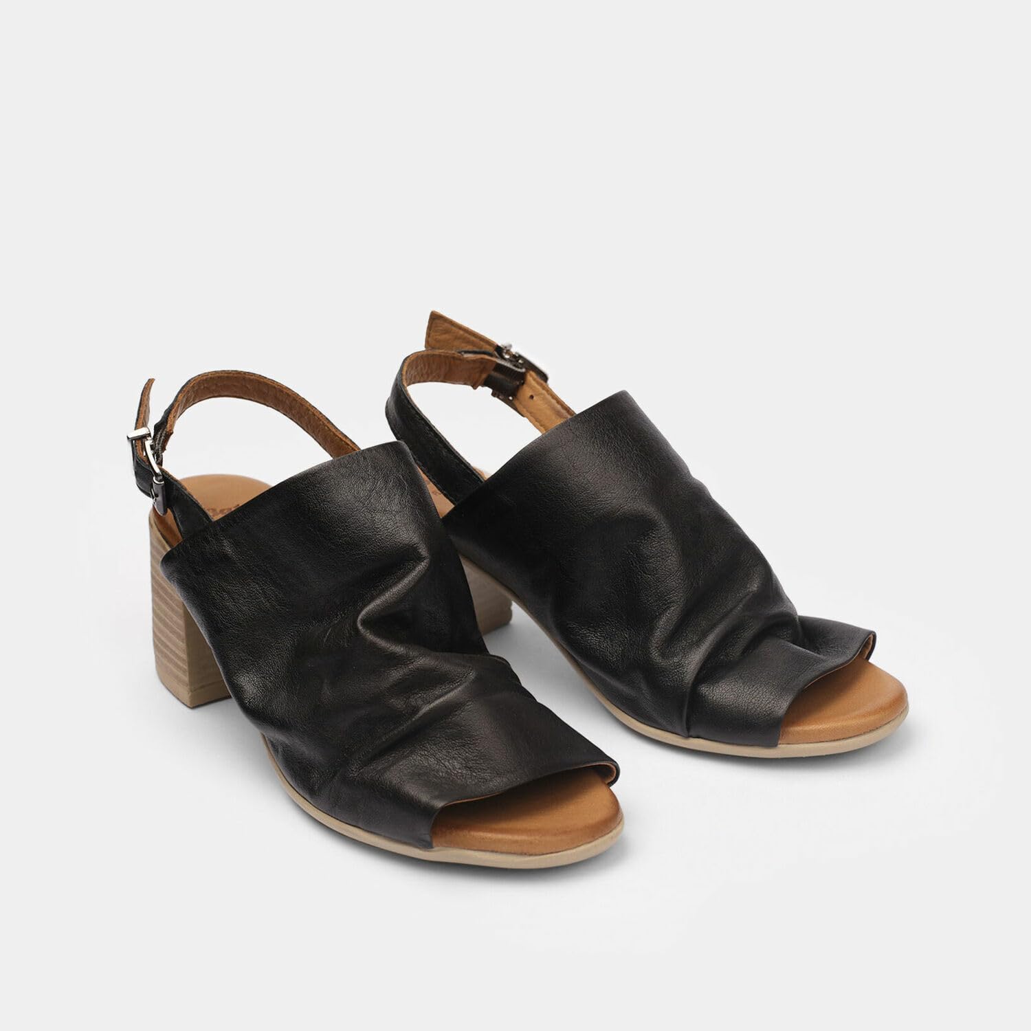Bata Sandales sandales femme cuir à talon