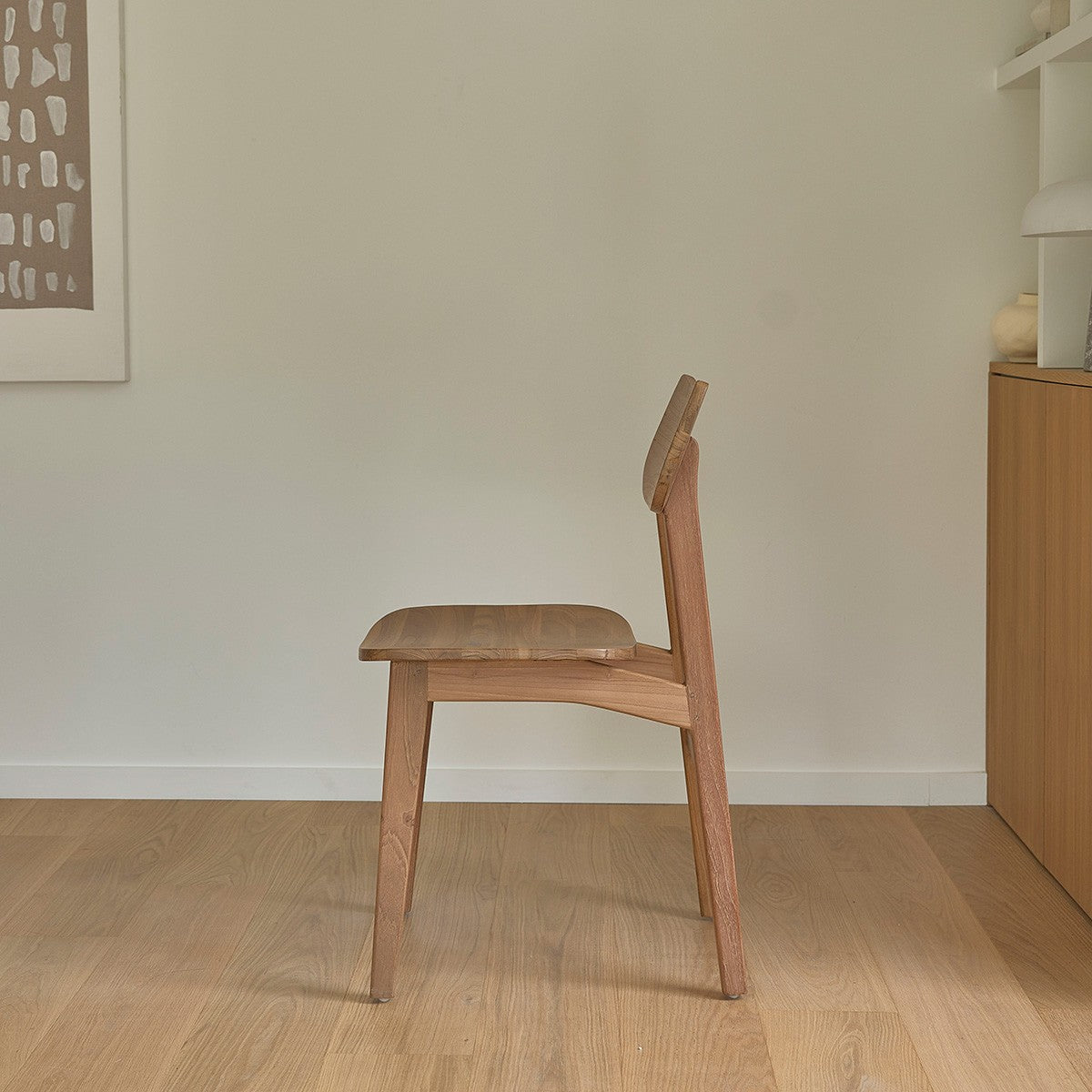 Berah Getah Adèle lot 2 chaises teck massif