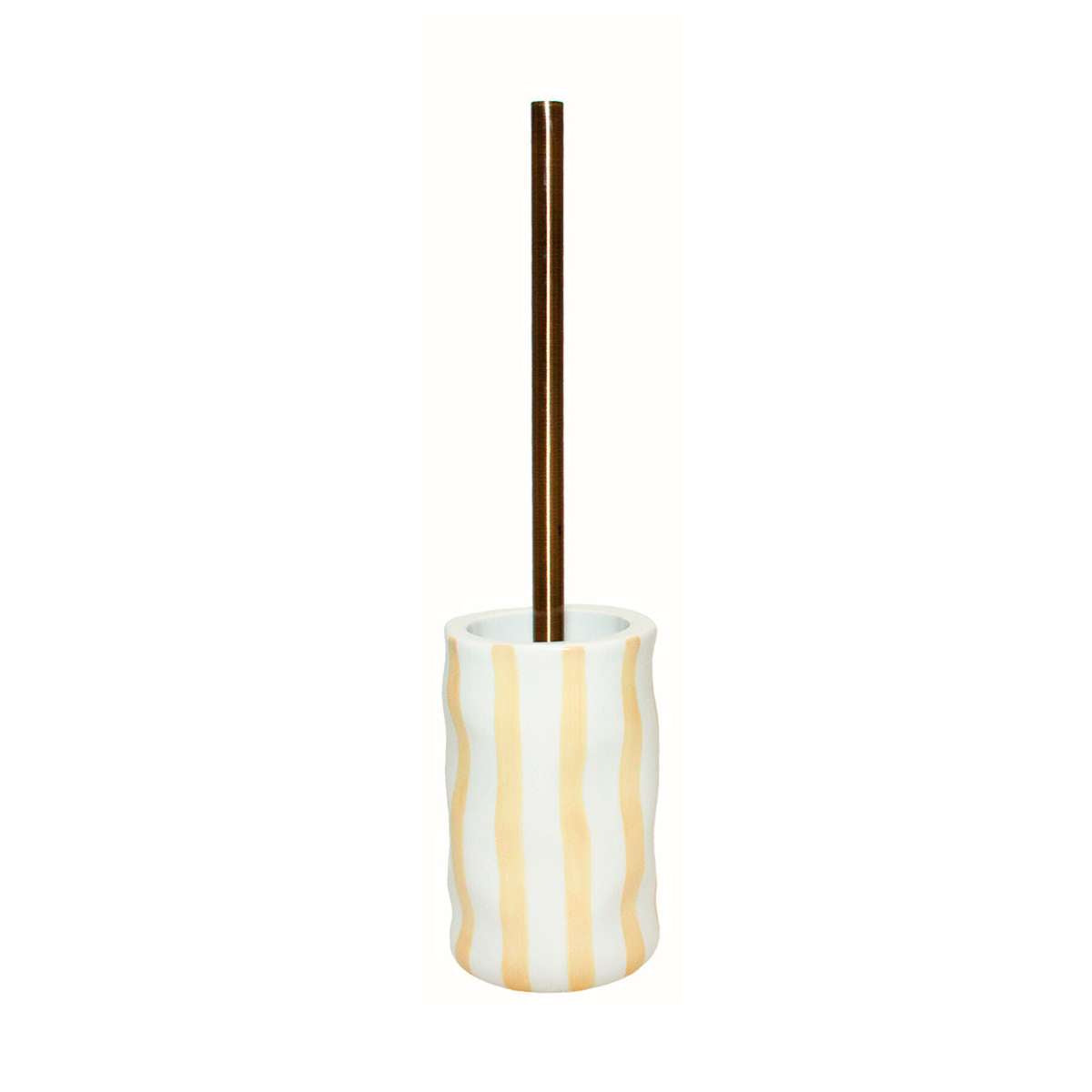 Andrea House Bari brosse WC céramique blanc beige
