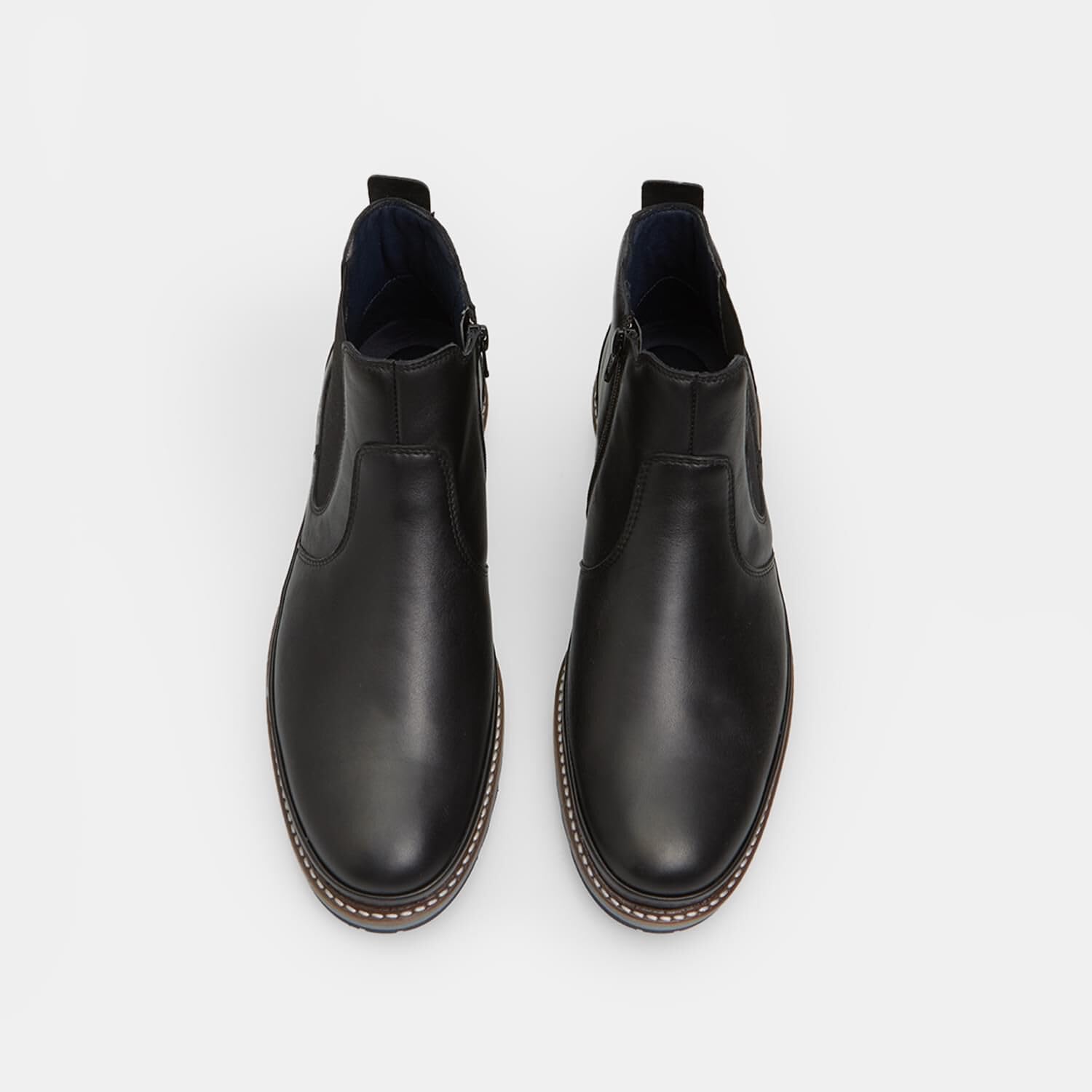 Bata Bottes Boots Homme Cuir 41 EU Zip Confort