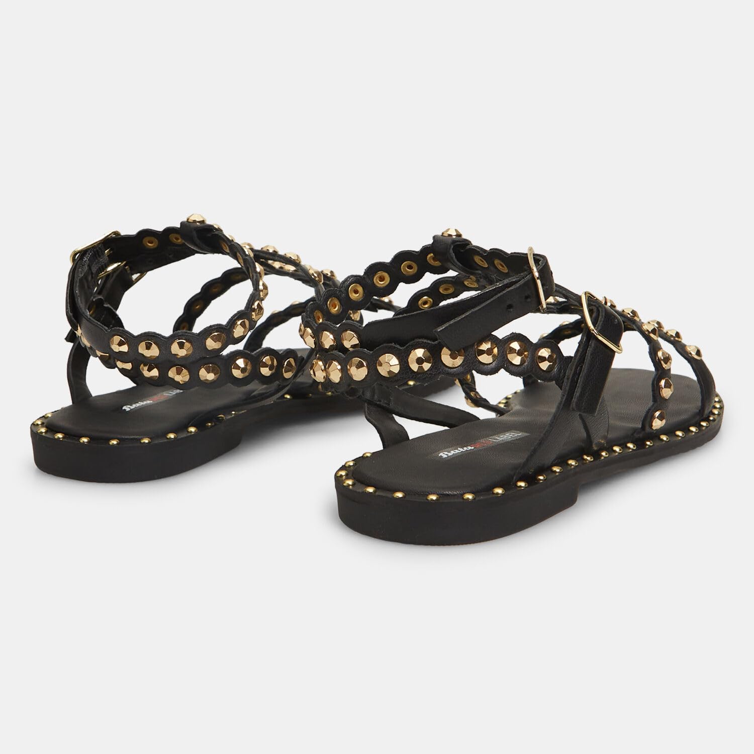 Bata Red Label sandales femme double bride cloutée