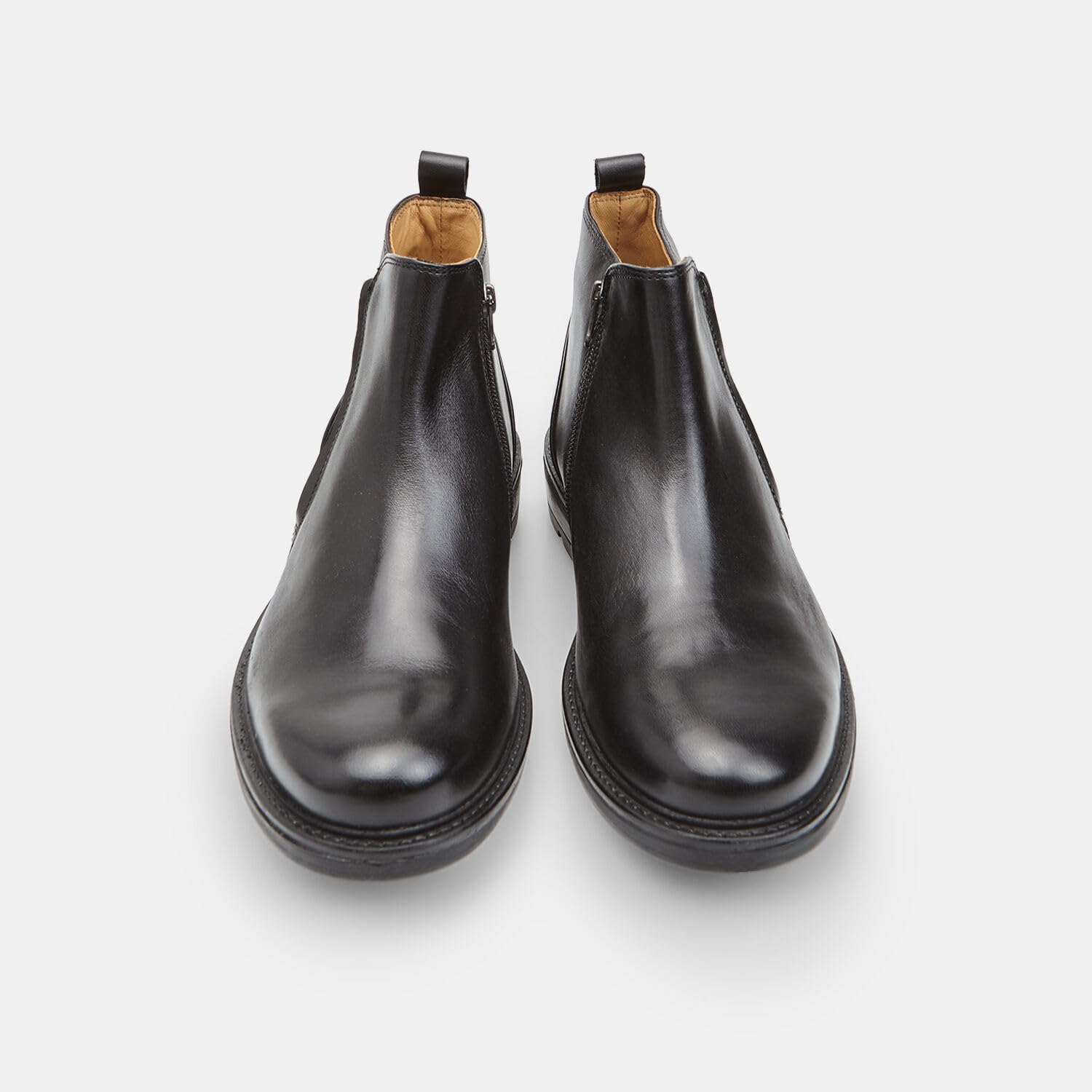 Bata Bottines cuir homme zippées confortables