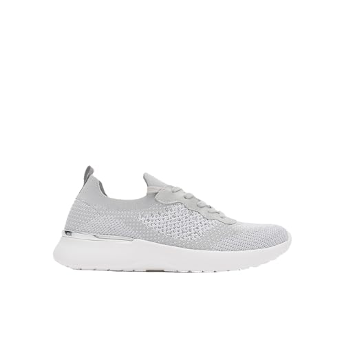 Bata Tricot Ajouré Baskets à Lacets Plates Légères