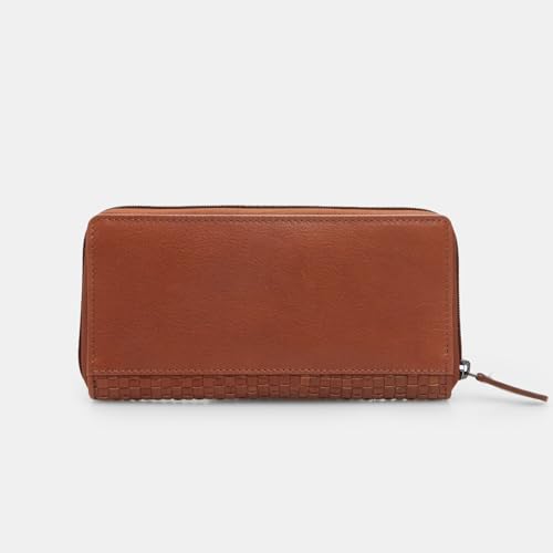 Bata Portefeuille femme cuir tressé zip
