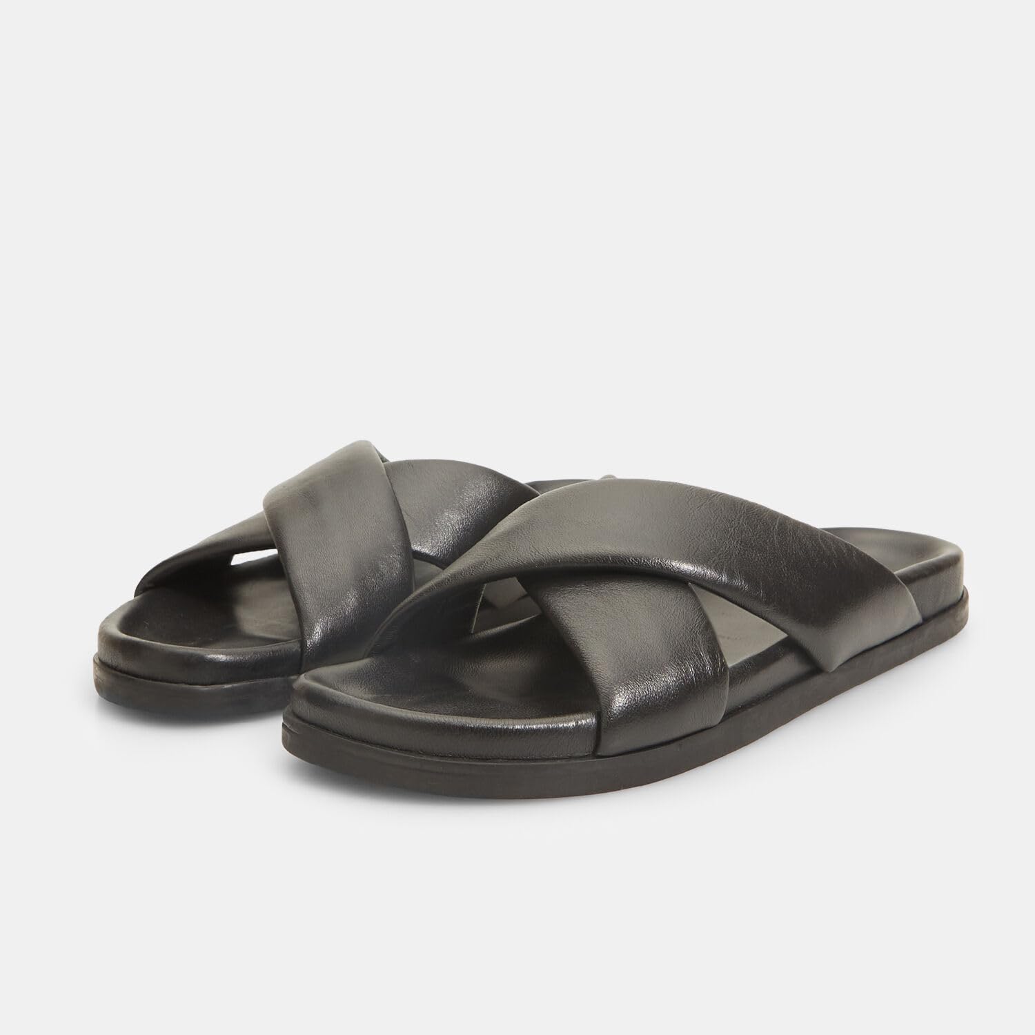 Bata Red Label mules homme cuir bandes croisées