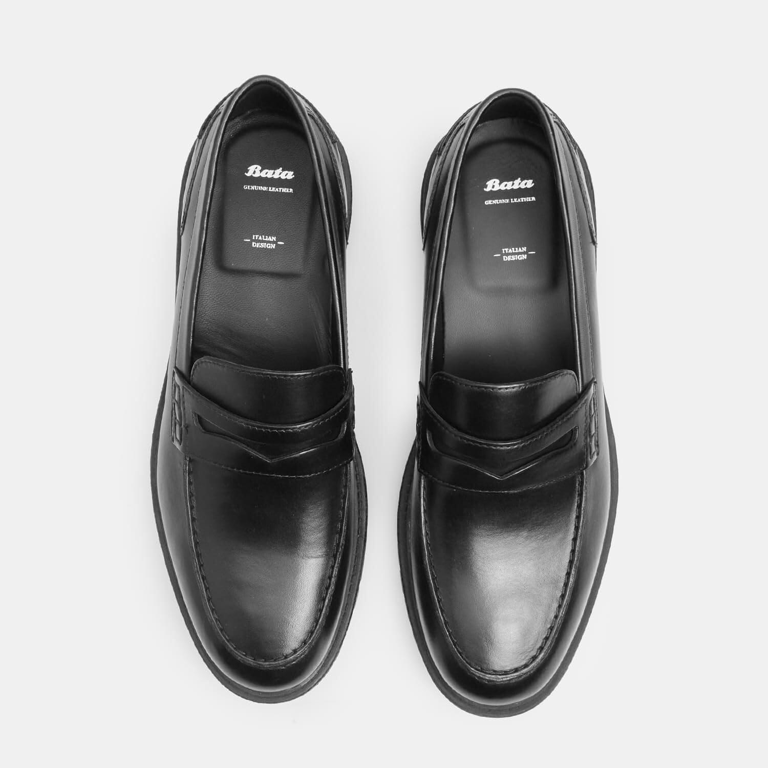 Bata Mocassins cuir homme semelle track mocassins 44 EU
