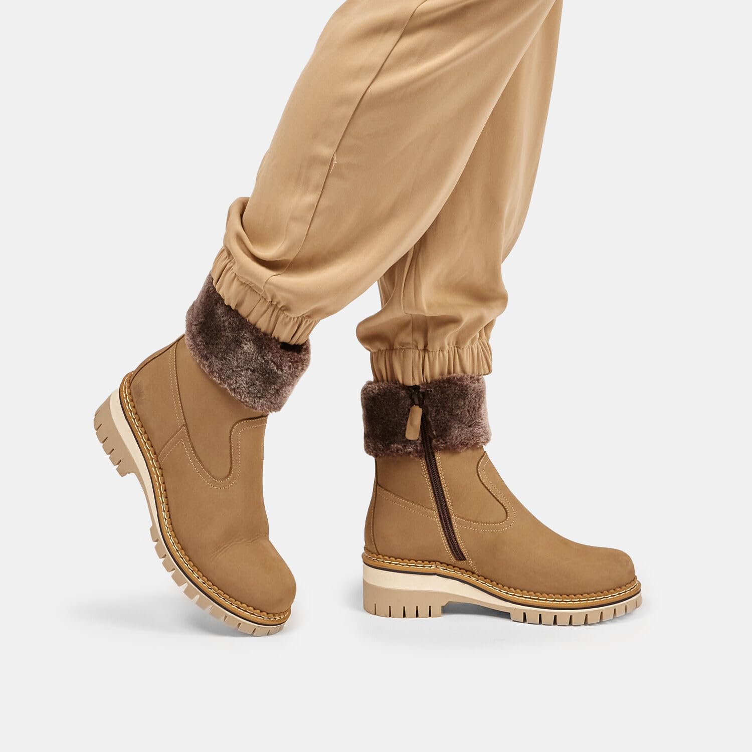 Weinbrenner Bata bottines femme fourrure doublée chaude