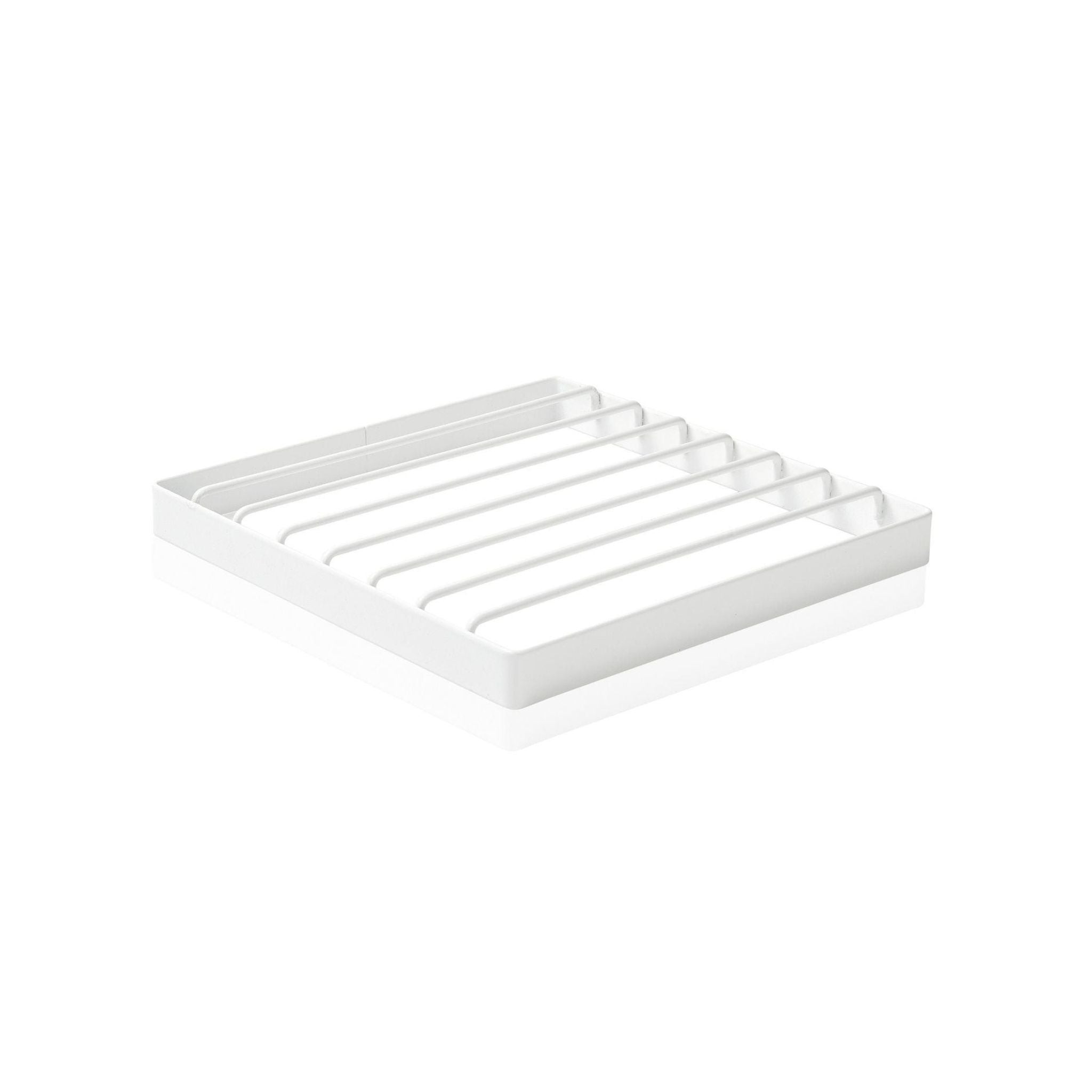 Andrea House Cocina dessous de plat métal blanc carré