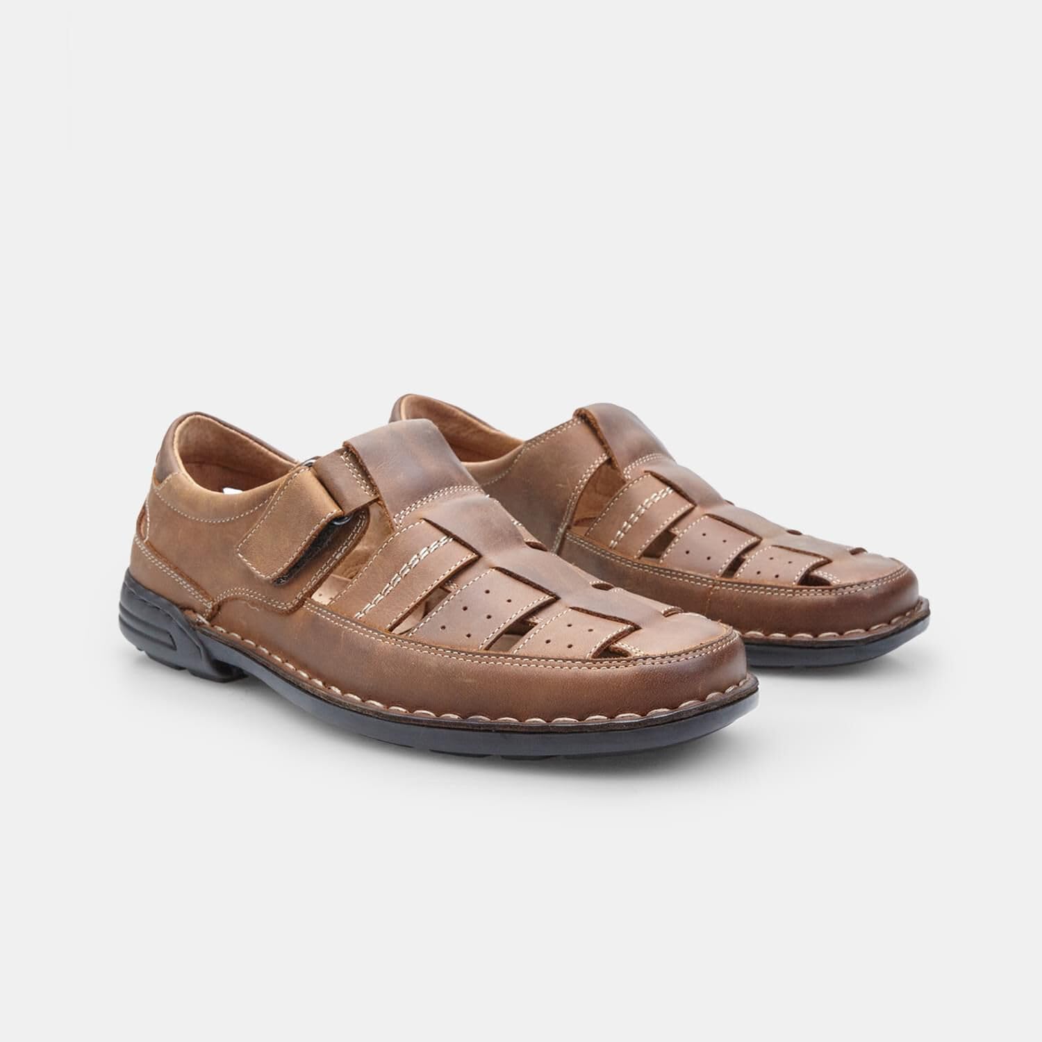 Bata Sandales homme été légères à boucle