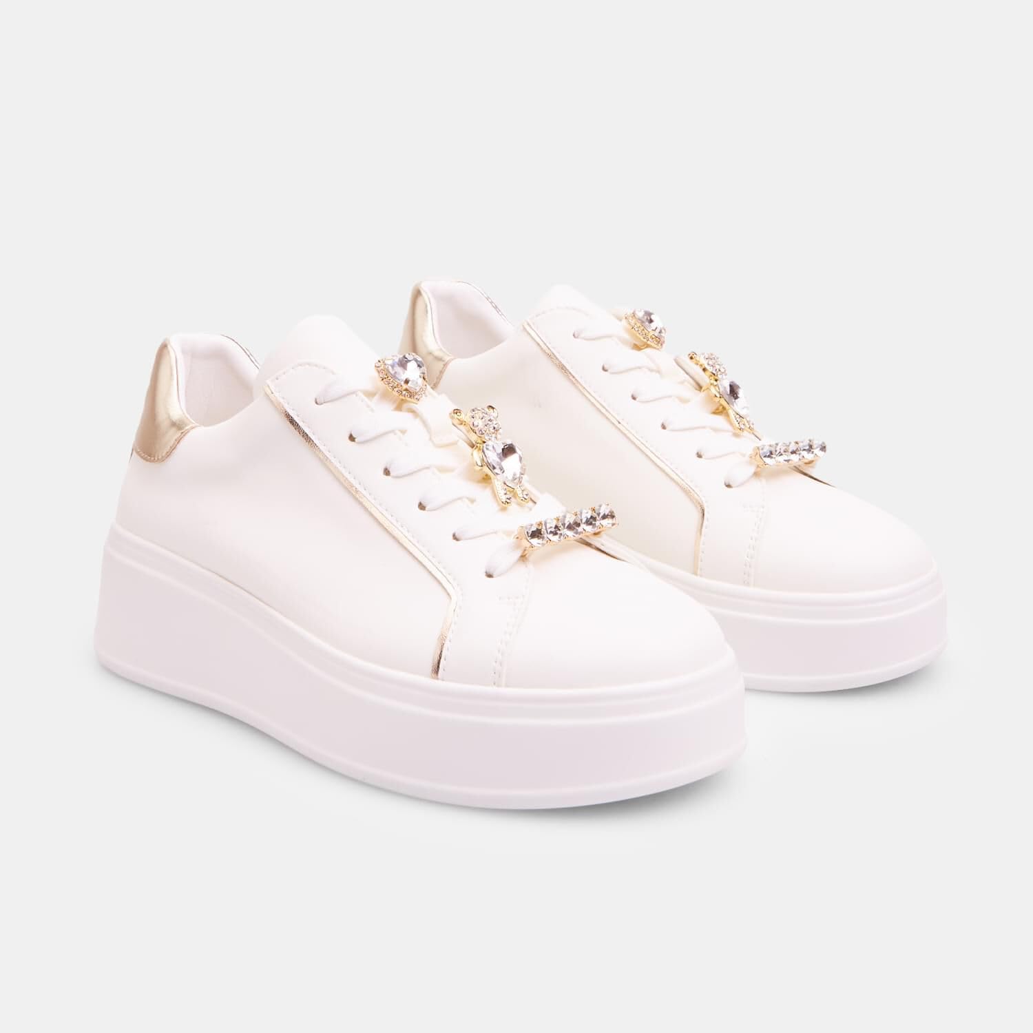 Bata Sneakers femme blanche 35 EU bijou